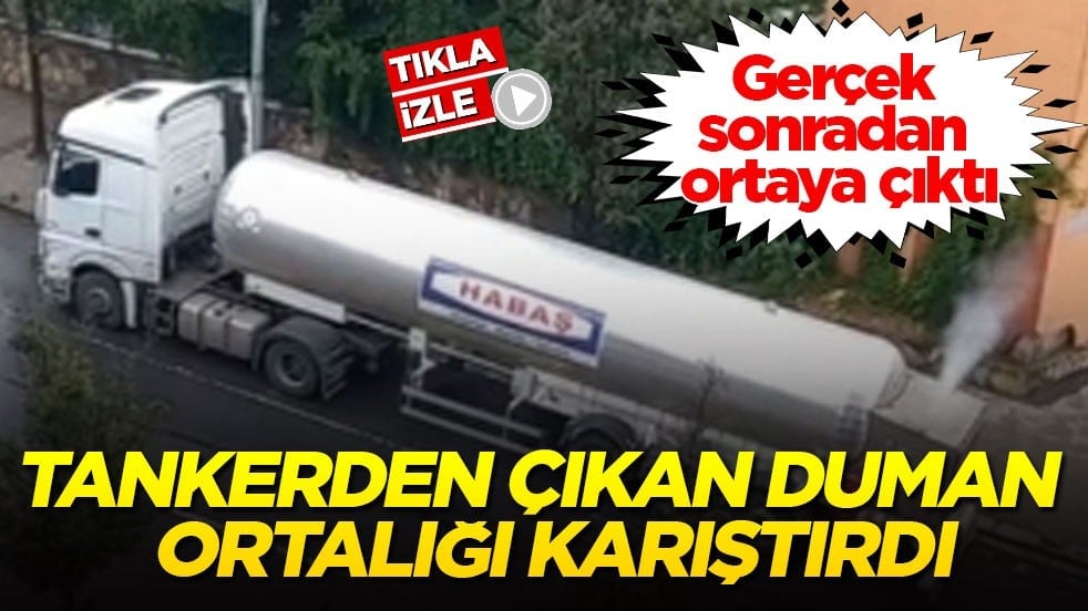 Gerçek sonradan ortaya çıktı! Tankerden çıkan duman ortalığı karıştırdı