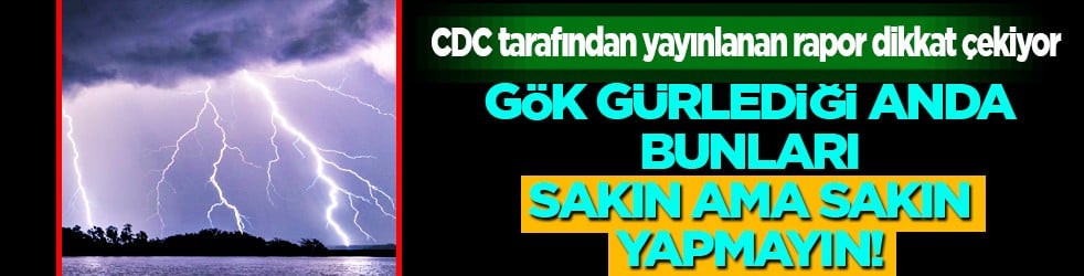 Gök gürlediği anda bir ağacın altına koşmayın! Sebebi şoke ediyor! Enteresan bir rapor!
