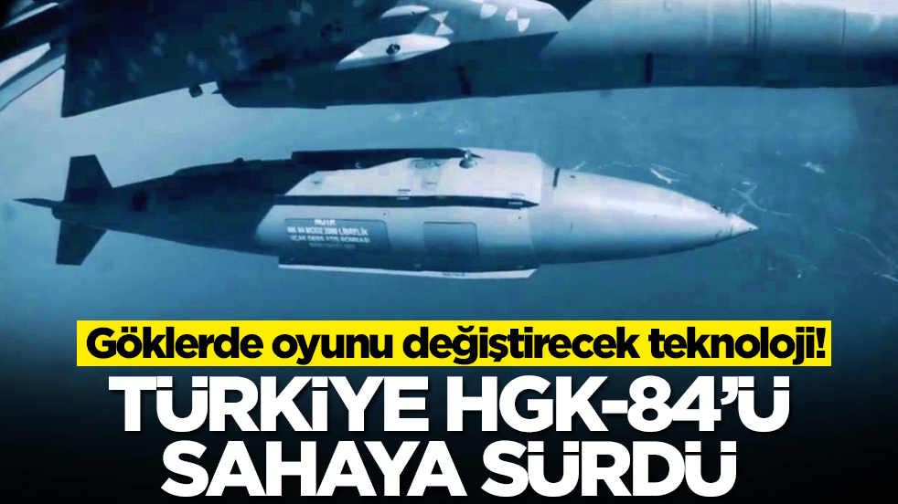 Göklerde oyunu değiştirecek teknoloji: Türkiye HGK-84'ü sahaya sürdü