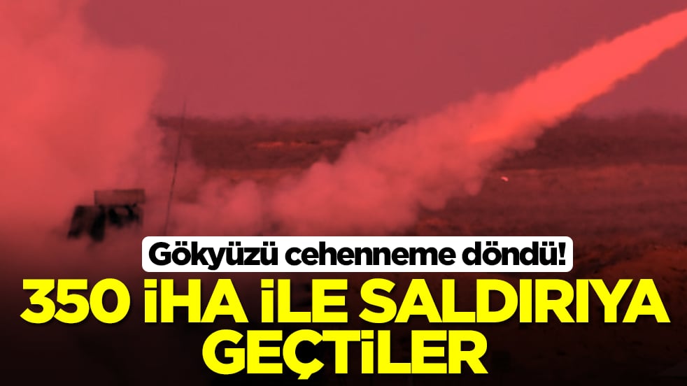 Gökyüzü cehenneme döndü: 350 İHA ile saldırıya geçtiler