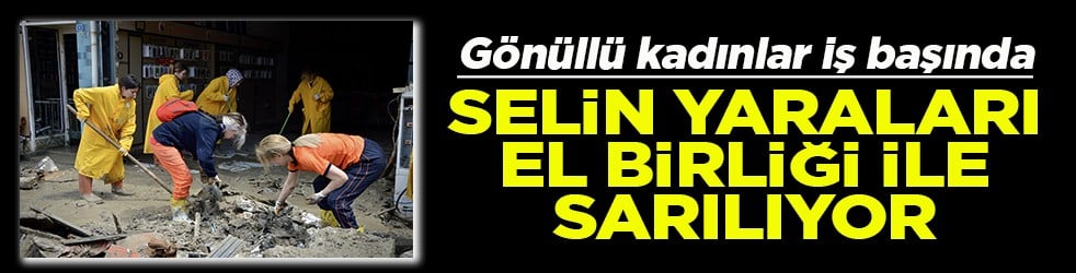 Gönüllü kadınlar iş başında Havza’nın yaraları el birliği ile sarılıyor