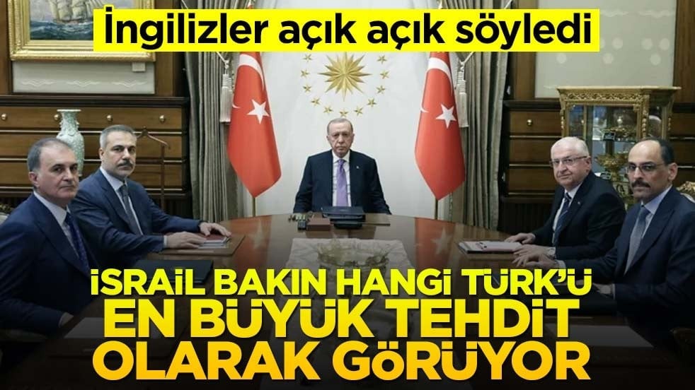 Gözlerini Erdoğan'ın kurmaylarına diktiler! 'İsrail için en büyük tehdit o isim'
