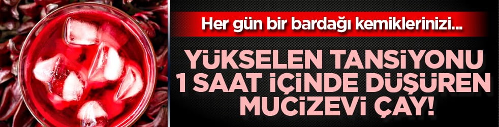 Günde 2 çay bardağı temizliyor, içmek bile yetiyor... Tıp dünyası kemiklerinizi çelik gibi yapacak diyor!