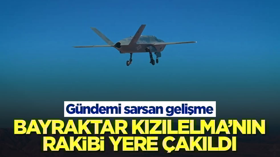 Gündemi sarsan gelişme: Bayraktar Kızılelma'nın rakibi yere çakıldı