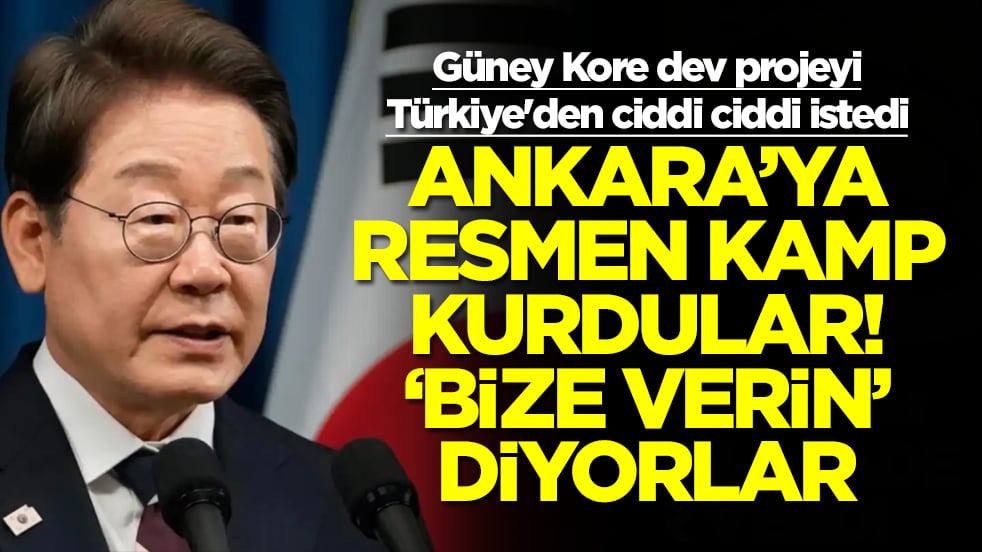 Güney Kore dev projeyi Türkiye'den ciddi ciddi istedi: Ankara'ya resmen kamp kurdular, 'bize verin' diyorlar