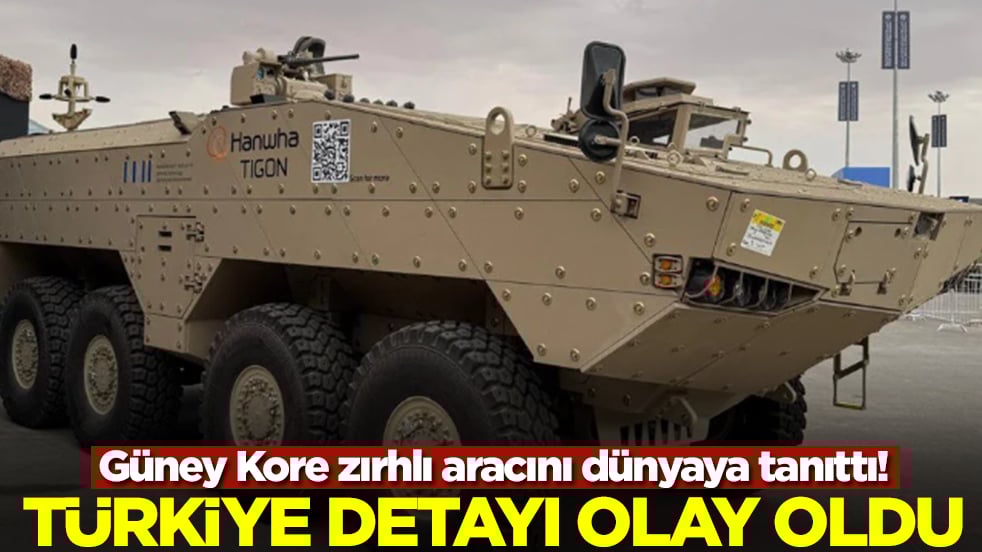 Güney Kore zırhlı aracını dünyaya tanıttı! Türkiye detayı olay oldu