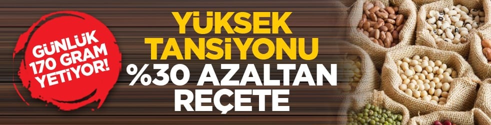 Günlük 170 gram yetiyor! Yüksek tansiyonu %30 azaltan reçete