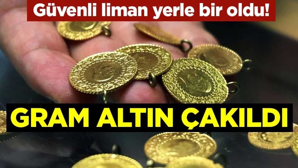 Güvenli limanı yerle bir oldu! Gram altın çakıldı