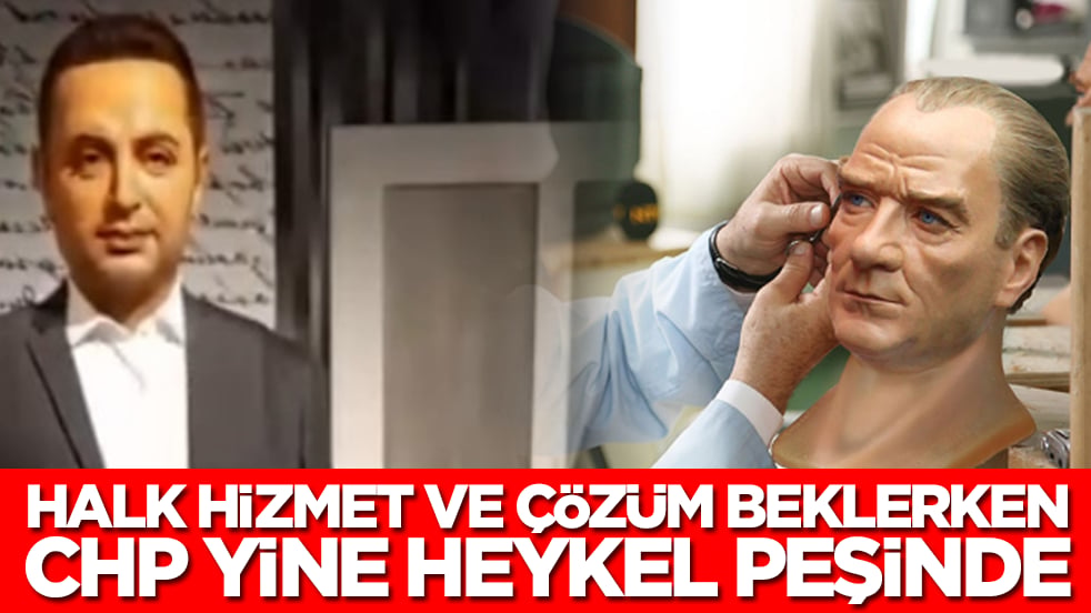 Halk hizmet ve çözüm beklerken CHP yine helkel peşinde