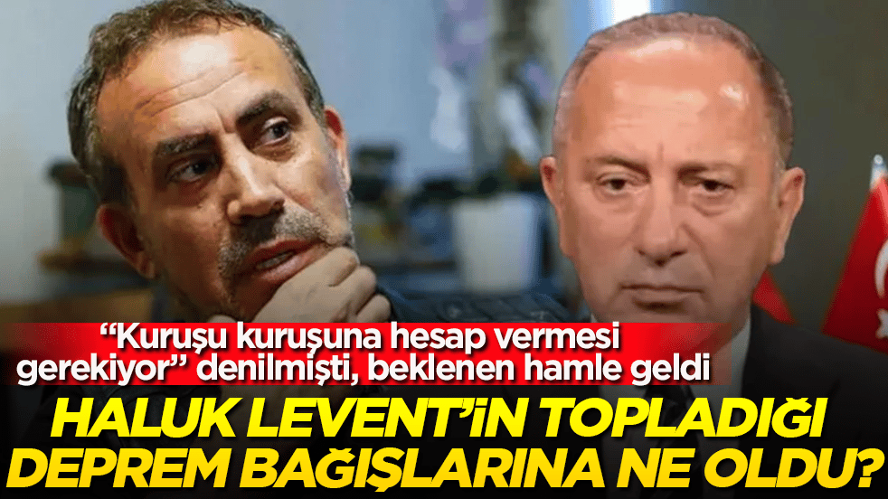 Haluk Levent’in topladığı deprem bağışlarına ne oldu? "Kuruşu kuruşuna hesap vermesi gerekiyor" denilmişti, beklenen hamle geldi