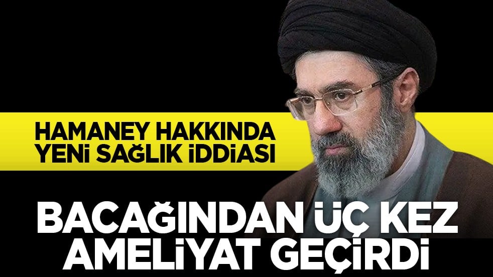 Hamaney hakkında yeni sağlık iddiası: Bacağından üç kez ameliyat geçirdi