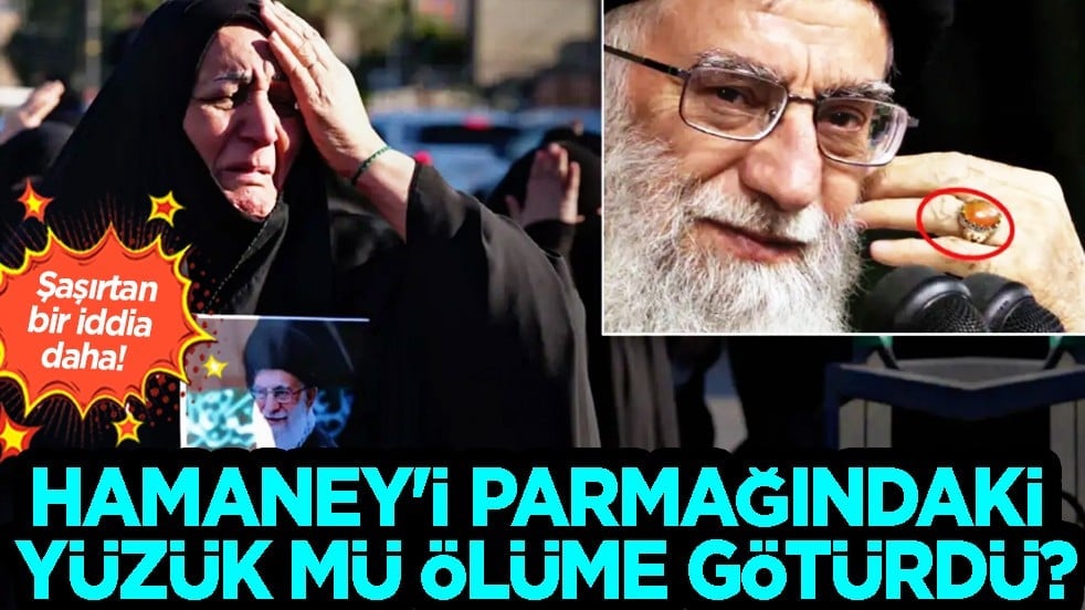 Hamaney'i parmağındaki yüzük mü ölüme götürdü? Çok konuşulacak bir iddia daha!