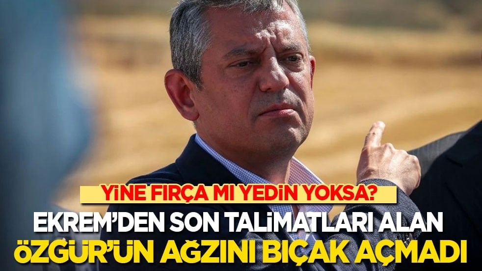Hayırdır! Yine fırça mı yedin yoksa? Ekrem’den son talimatları alan Özgür'ün ağzını bıçak açmadı
