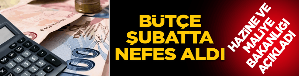 Hazine ve Maliye Bakanlığı açıkladı: Bütçe şubatta nefes aldı 