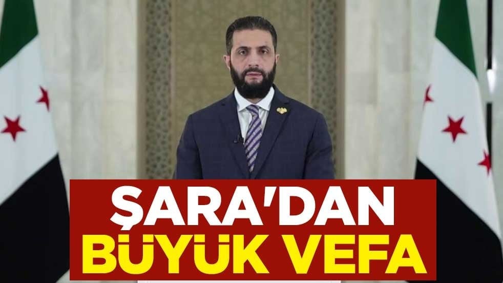 Helal olsun! Suriye Cumhurbaşkanı Şara'dan Katar'a büyük vefa 