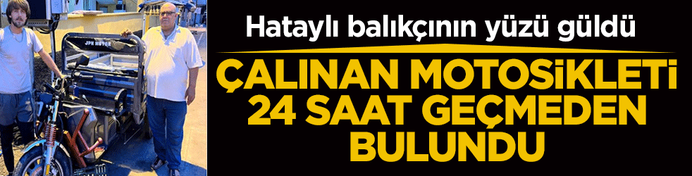 'Helal parayla aldım' diyen esnafa polis müjdesi! Çalınan motosikleti 24 saat geçmeden bulundu