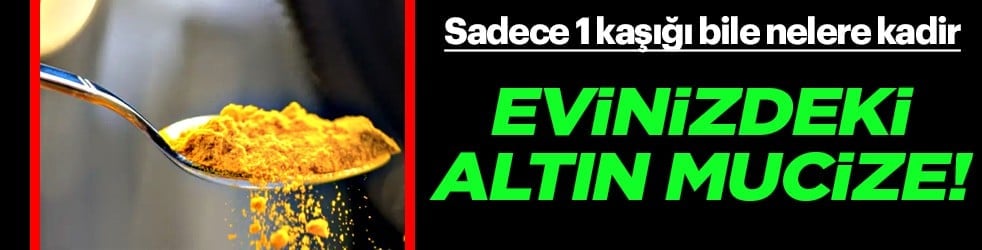 Her sabah bir kaşık tüketmek bile! Tam bir altın mucize!