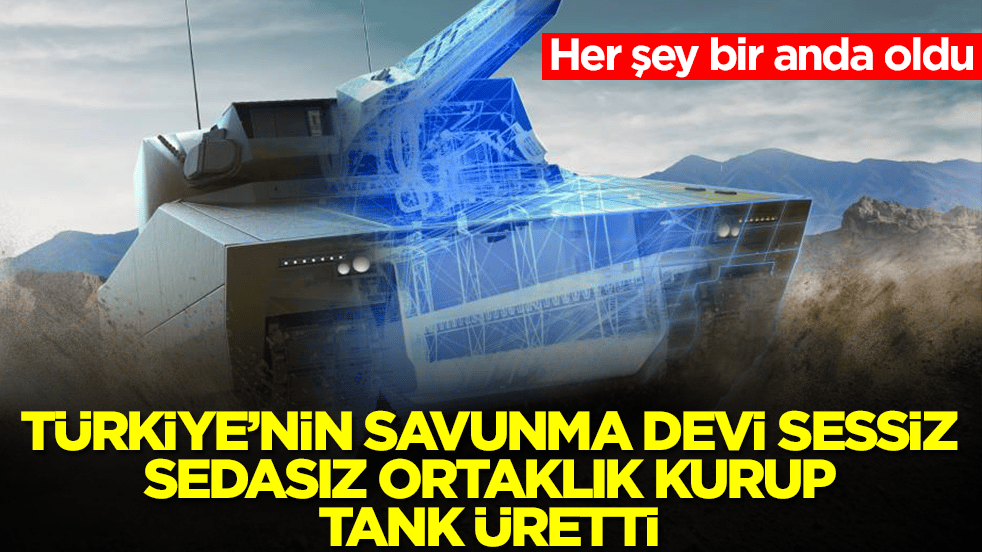 Her şey bir anda oldu: Türkiye'nin savunma devi sessiz sedasız ortaklık kurup tank üretti