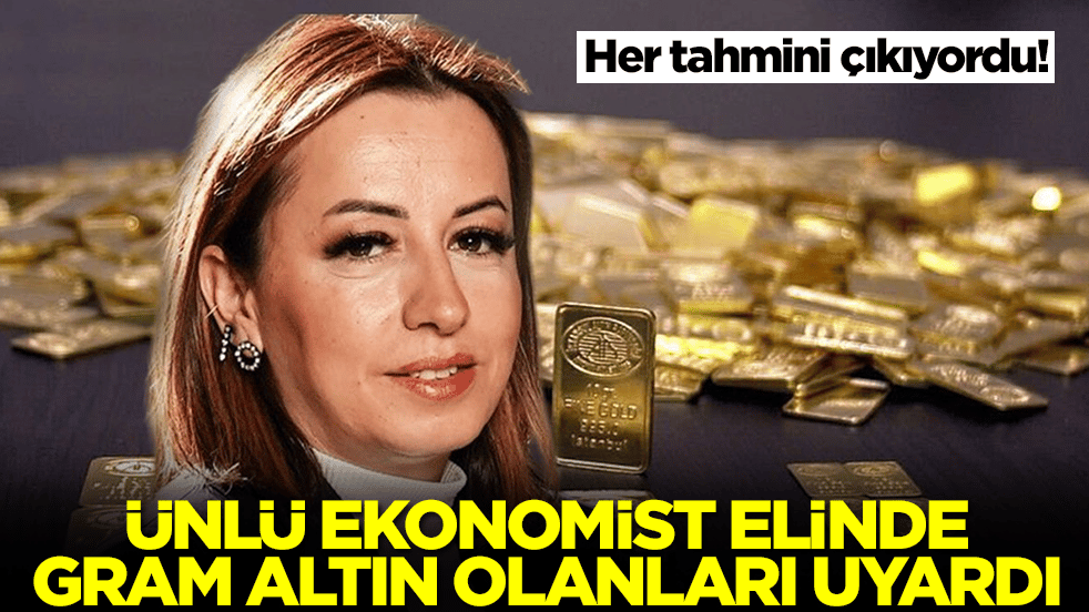 Her tahmini çıkıyordu! Ekonomist Filiz Eryılmaz elinde gram altın olanları uyardı