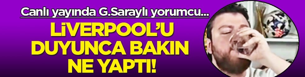 Her tahmini çıkıyordu ve Liverpool'u duyunca canlı yayında bakın ne yaptı! 