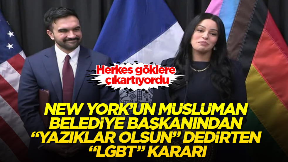 Herkes göklere çıkartıyordu! New York’un Müslüman belediye başkanından "Yazıklar olsun" dedirten "LGBT" kararı