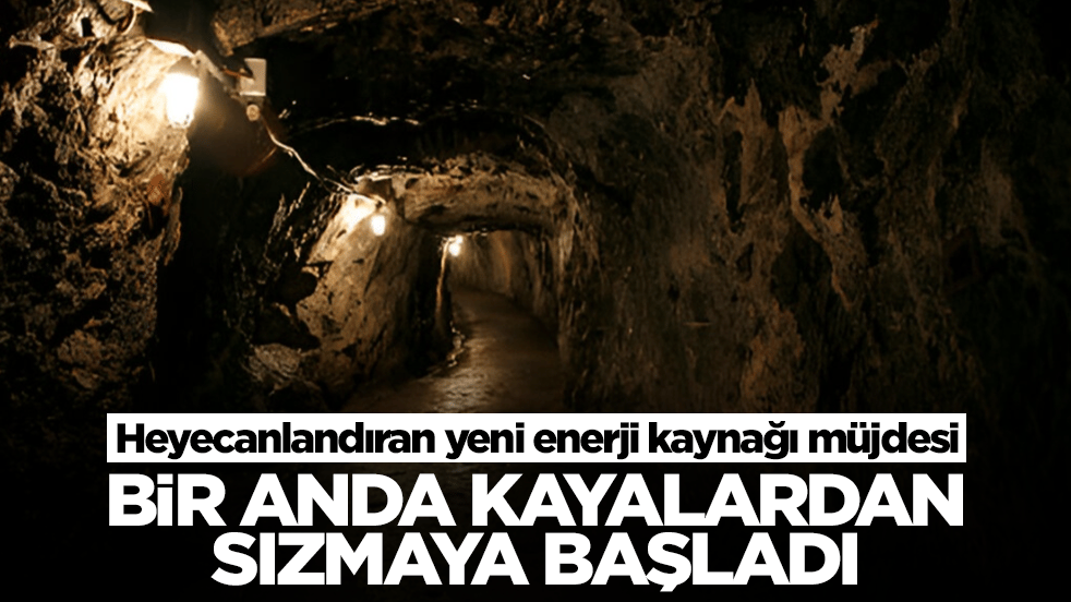 Heyecanlandıran yeni enerji kaynağı müjdesi: Bir anda kayalardan sızmaya başladı
