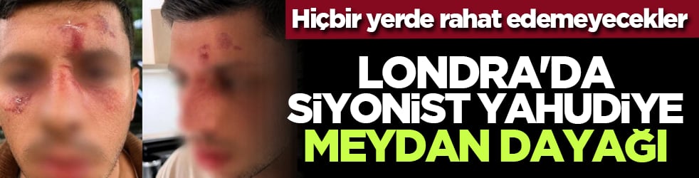 Hiçbir yerde rahat edemeyecekler: Londra'da Siyonist Yahudiye meydan dayağı