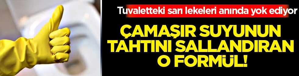 Hijyen farkı... Tuvaletteki sarı lekeleri anında yok ediyor! Çamaşır suyunun tahtı sallanacak...