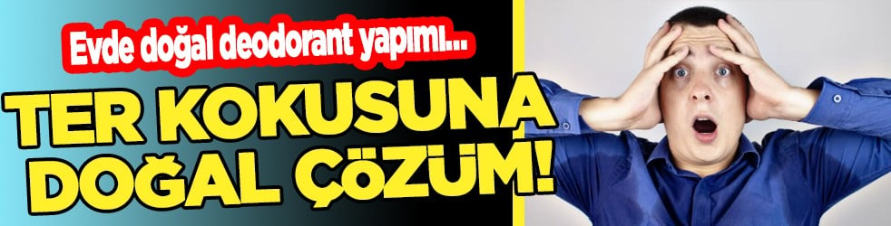 Hindistan cevizi yağı, karbonat ve... Ter kokusuna doğal çözüm! Evde doğal deodorant yapımı…