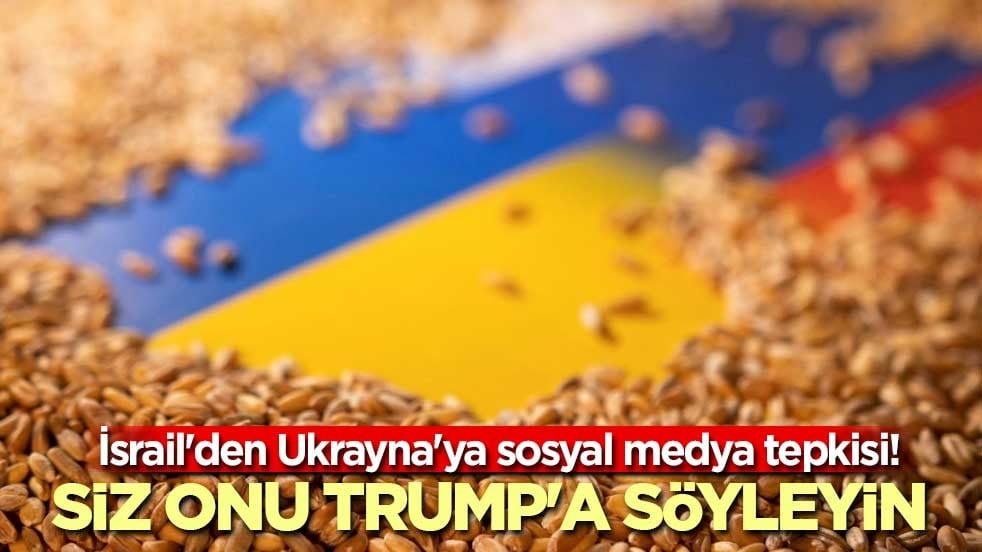 Hırsız siyonistlerden Ukrayna'ya sosyal medya tepkisi! Siz onu Trump'a söyleyin