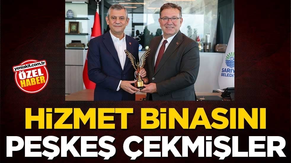 Hizmet binasını peşkeş çekmişler