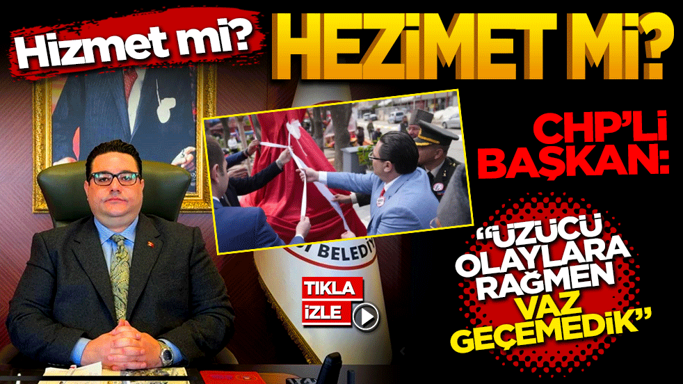 Hizmet mi hezimet mi? Marmara Ereğlisi Belediye Başkanı: Üzücü Olaylara Rağmen Heykelden Vazgeçmedik
