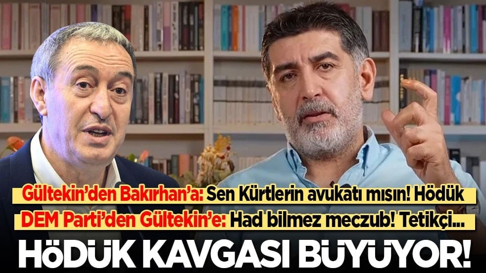 Hödük kavgası büyüyor! Tuncer Bakırhan’a ‘hödük’ diyen Gültekin’e DEM Parti’den cevap: Had bilmez meczup!