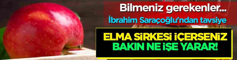 İbrahim Saraçoğlu elma kalbi güçlendiriyor, cildi ışıl ışıl yapıyor diyor... Gece içerseniz uyku getirir