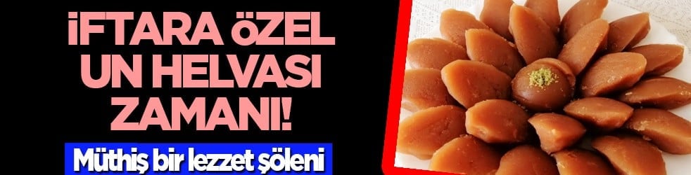 İftar beklenirken, sonrasında damakları şenlendirecek! İşte Un helvası tarifi!