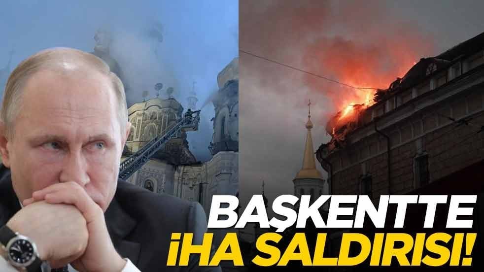 İHA'lar peş peşe havalandı: Putin başkenti vurdu!