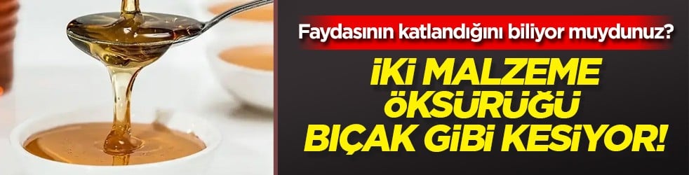 İki malzemeyle hazırlanıyor! Astım ve öksürüğü bıçak gibi kesiyor: Öksürük geliyorsa son verin! Öyle bir yapacak ki...
