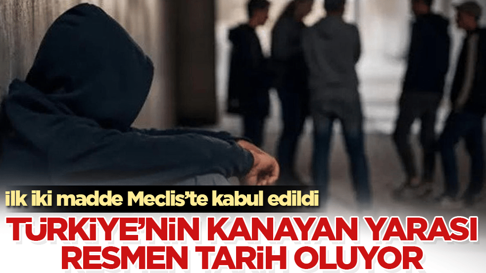 İlk iki madde Meclis’te kabul edildi! Türkiye’nin kanayan yarası resmen tarih oluyor 