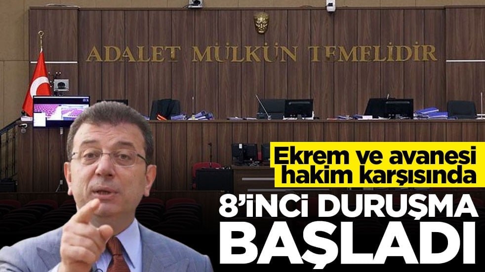"İmamoğlu Suç Örgütü" davası: 8'inci duruşma başladı