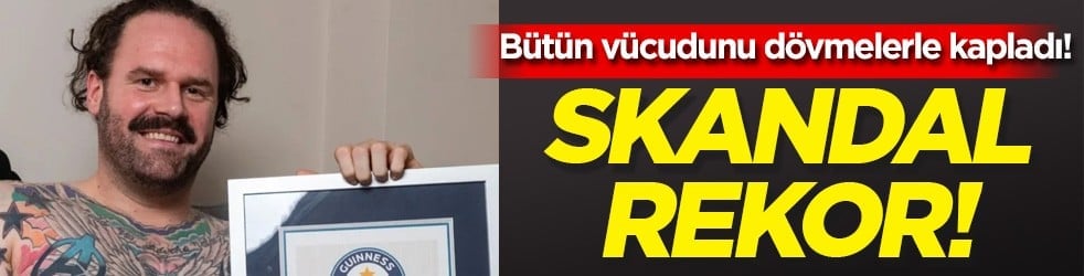 İngiliz adam bütün vücudunu dövmelerle kapladı: Rekor kırdı! Yıllar öncesi yapılan çalışma yeniden gündeme geldi
