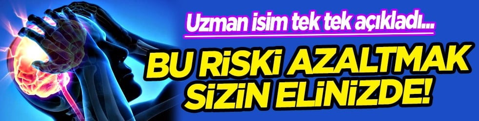 İnme riskini azaltmak büyük ölçüde kişinin elinde: Uzman isim kamuoyuna açıkladı...