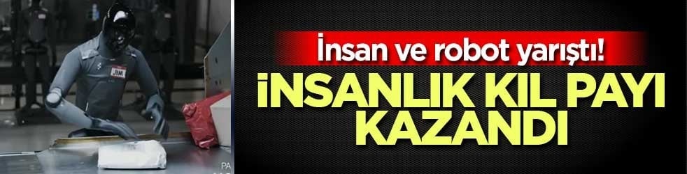 İnsan ve robot yarıştı! İnsanlık kıl payı kazandı