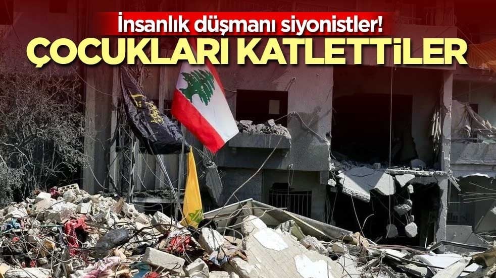 İnsanlık düşmanı siyonistler! Çocukları katlettiler