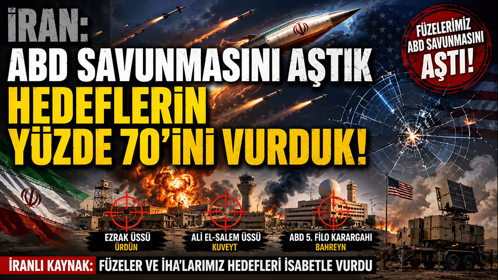 İran: ABD Savunmasını Aştık, Hedeflerin Yüzde 70'ini Vurduk