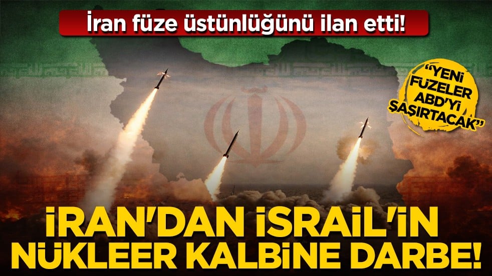 İran "Dimona" saldırısı sonrası ilan etti: "İsrail semalarında füze üstünlüğü bizim!"