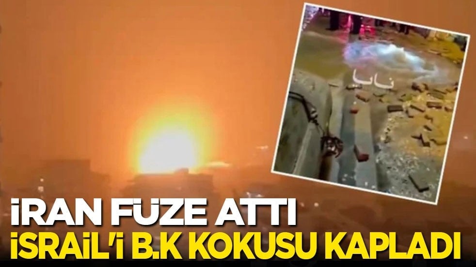 İran füze attı, İsrail'i b.k kokusu kapladı