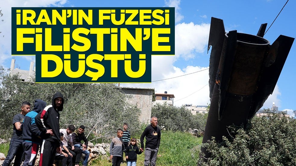 İran füzesi Filistin'e düştü!