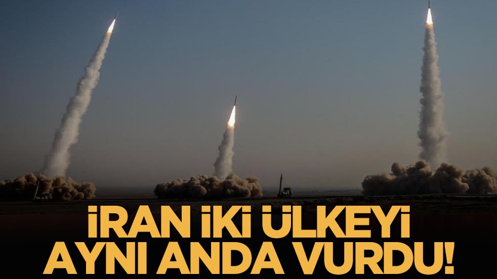 İran iki ülkeyi aynı anda vurdu!
