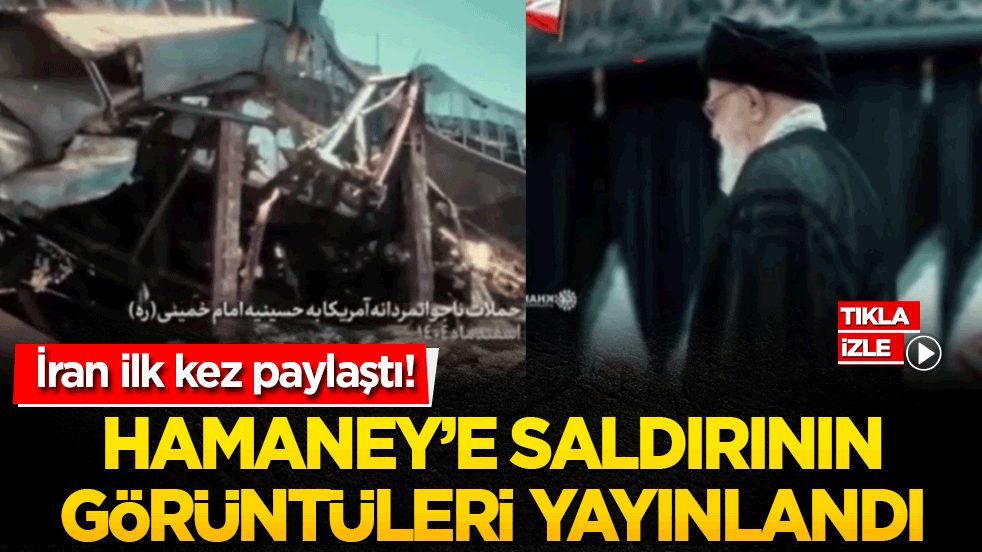 İran ilk kez paylaştı! Hamaney’e saldırının görüntüleri yayınlandı