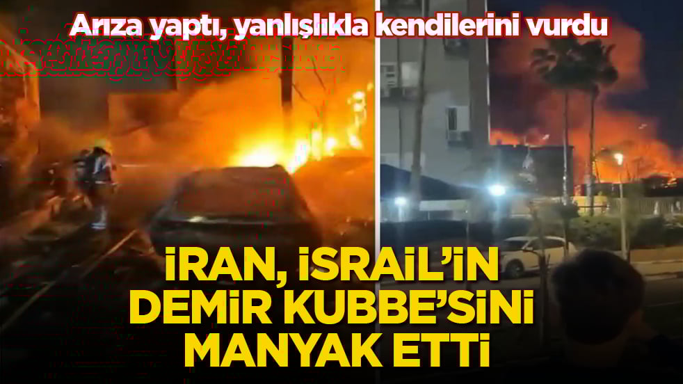 İran, İsrail’in Demir Kubbe’sini manyak etti! Arıza yaptı, yanlışlıkla kendilerini vurdu
